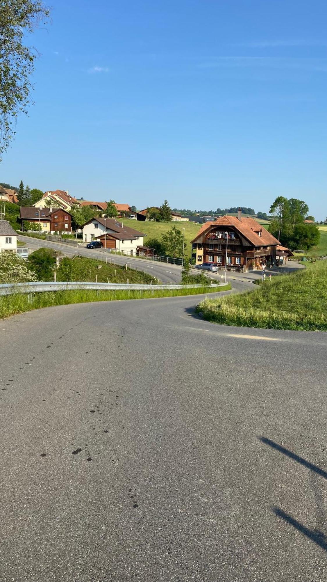 Naturnahe Familienwohnung Ruschegg Exteriér fotografie