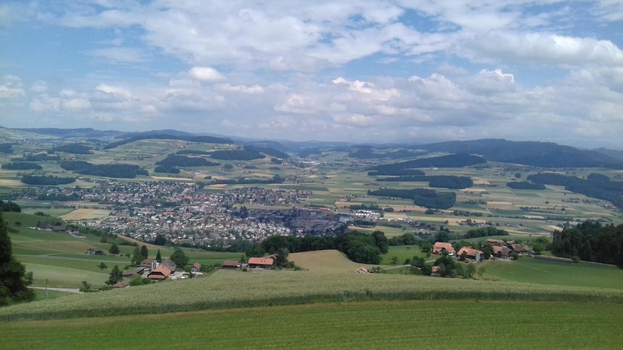 Naturnahe Familienwohnung Ruschegg Exteriér fotografie